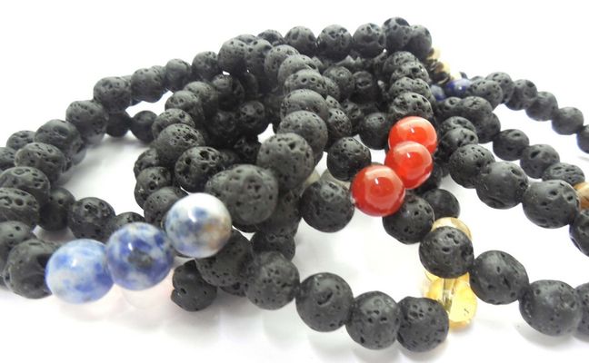 Assorted Lava Rock Gemstone Bracelets - Soul Sparks